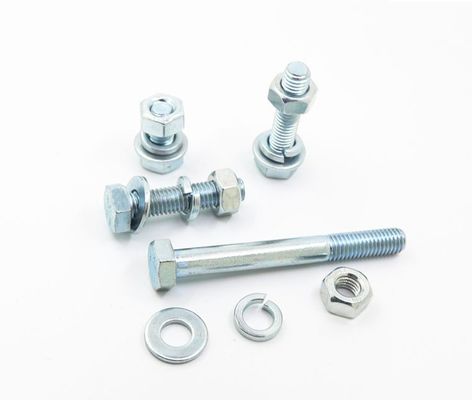 4.8 8.8 10.9 12.9 DIN933 931 Hexbolz mit ZINK-Finierung und ISO9001-Zertifizierung