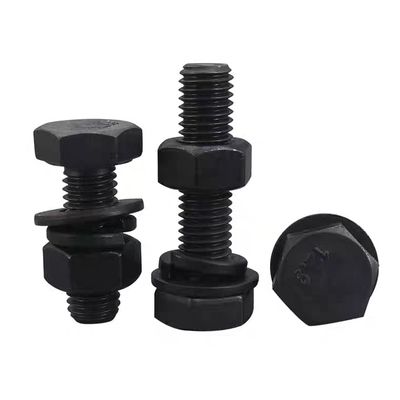 MM10-MM500 Hexkopfschrauben mit einfacher Oberfläche Nüsse und Waschmaschinen aus Handan DIN933 DIN931
