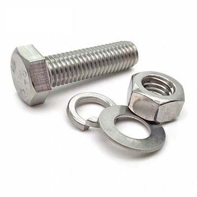 MM10-MM500 Hexkopfschrauben mit einfacher Oberfläche Nüsse und Waschmaschinen aus Handan DIN933 DIN931