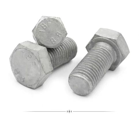 ISO9001 2008 Zertifizierte Hochfestigkeit Hexbolz Klasse 8.8 DIN933 DIN931 Herstellung