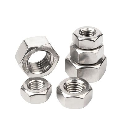 Gelb-Zinkplattierte Edelstahl SS304 SS316 A2 A4 70 80 Hex-Nuss DIN934 Direkt