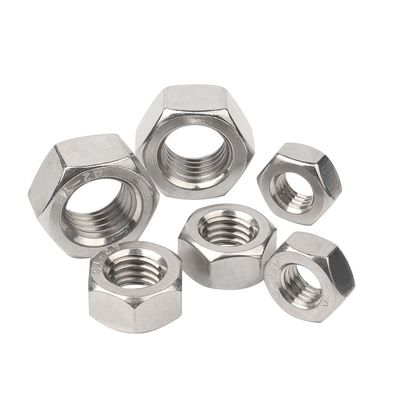 Gelb-Zinkplattierte Edelstahl SS304 SS316 A2 A4 70 80 Hex-Nuss DIN934 Direkt