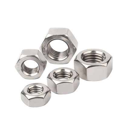 Gelb-Zinkplattierte Edelstahl SS304 SS316 A2 A4 70 80 Hex-Nuss DIN934 Direkt