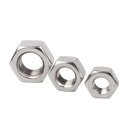 Gelb-Zinkplattierte Edelstahl SS304 SS316 A2 A4 70 80 Hex-Nuss DIN934 Direkt