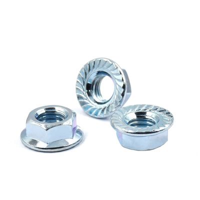 Metrisches Messsystem DIN 6923 Verzinkte Hexflanschmutter mit Schraube OEM akzeptabel
