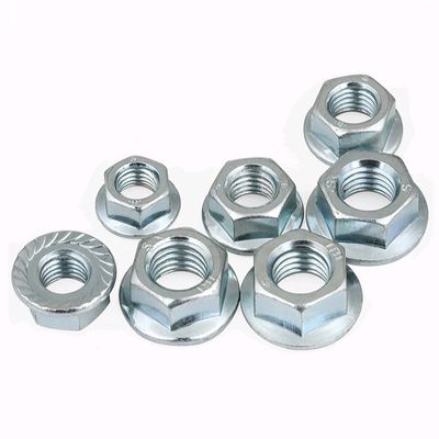 Metrisches Messsystem DIN 6923 Verzinkte Hexflanschmutter mit Schraube OEM akzeptabel