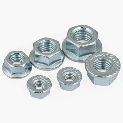 Metrisches Messsystem DIN 6923 Verzinkte Hexflanschmutter mit Schraube OEM akzeptabel