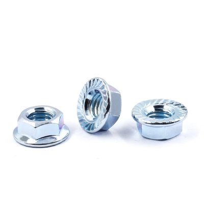 Metrisches Messsystem DIN 6923 Verzinkte Hexflanschmutter mit Schraube OEM akzeptabel