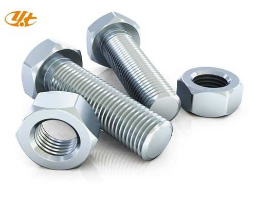 Hexagon ASTM A307 3/8 M28 Kohlenstoffstahl Warmtau UNC Galvanized Hex Kopfbolzen und Muttern