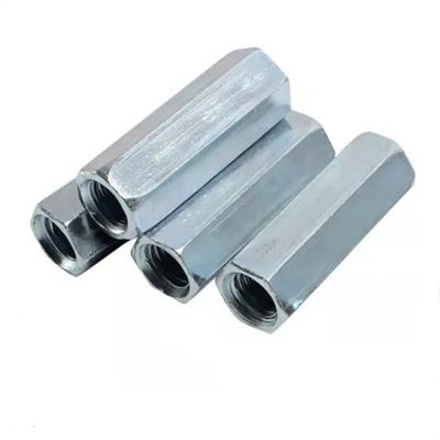 DIN Standard Plain Zink Galvanized Hexagon Long Nut M5-120 für die Verbindung von Verbindungsknallen