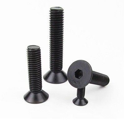 Schwarze Oberfläche DIN 7991 Countersunk Hexagon Socket Bolt mit Kundenanforderungen