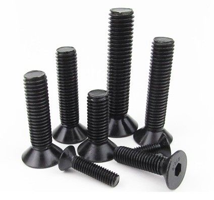 Schwarze Oberfläche DIN 7991 Countersunk Hexagon Socket Bolt mit Kundenanforderungen