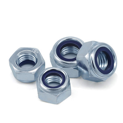 DIN985 Schwarzverriegelung galvanisierte Hex-Nuss Grade 4.8/6.8/8.8/10.9/12.9 von Fastener
