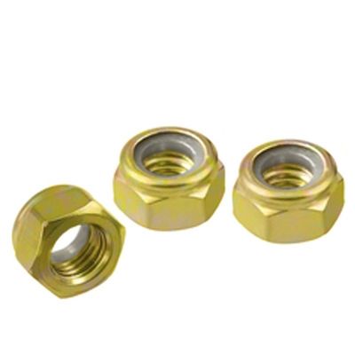 DIN985 Schwarzverriegelung galvanisierte Hex-Nuss Grade 4.8/6.8/8.8/10.9/12.9 von Fastener