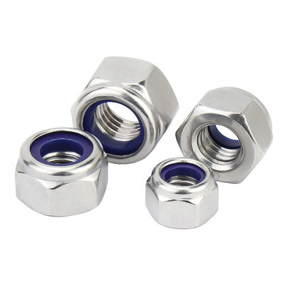 DIN985 Schwarzverriegelung galvanisierte Hex-Nuss Grade 4.8/6.8/8.8/10.9/12.9 von Fastener