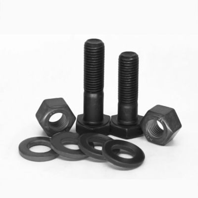Hochpräzision M9 M10 M38 M42 M50 M72 Hexbolzen aus schwarzem Oxid aus Kohlenstoffstahl