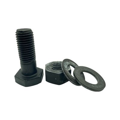 Hochpräzision M9 M10 M38 M42 M50 M72 Hexbolzen aus schwarzem Oxid aus Kohlenstoffstahl