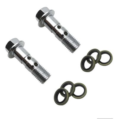 Kohlenstoff-/Edelstahl-Öl-Banjobolt mit Lochbremsschlauch Doppel- und Einfach-Hohlbolz