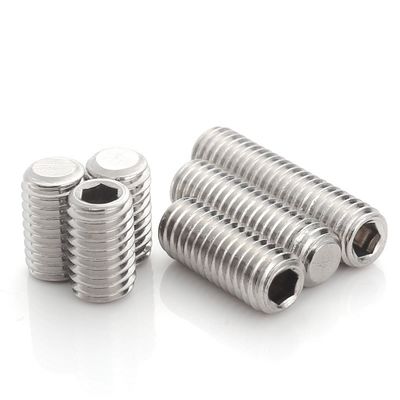 Metrische Festigkeit Spitze Stop Schraube mit schwarzem Zink Plattiert Kohlenstoffstahl Schraube ISO Standard
