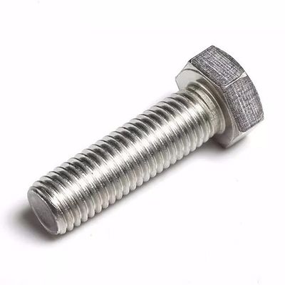 Einfache Oberfläche aus Edelstahl Hexkopfbolzen Nüsse Waschmaschinen mit anpassbaren Optionen