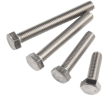 Baubranche Vollgewirbelter Stahl Hexbolzen 10 mm-500 mm Länge für Gebäude