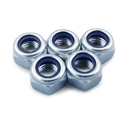 Verbindungsmittel DIN985 Metrische Edelstahl-Hexflansche Nylon-Sperrmutter