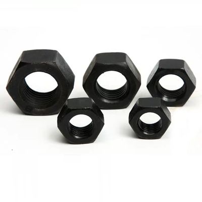 Oxidierte schwarze Schweißhexagonale Nuss 8.8 für Metersysteme