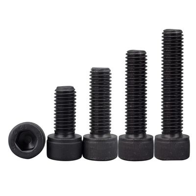 Schwarzer Stahl DIN 912 12.9 Hex Allen Schlüsselschnalle M8 M25 Grade 12.9 Zertifikat ISO9001