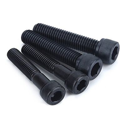Schwarzer Stahl DIN 912 12.9 Hex Allen Schlüsselschnalle M8 M25 Grade 12.9 Zertifikat ISO9001