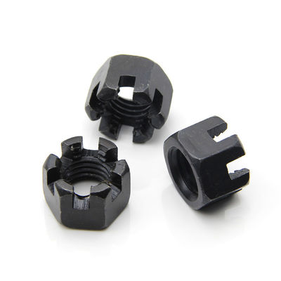 8.8/10.9/12.9 Ect Grade Metric Slotted Nut DIN935 für Festigkeits- und Messsystem