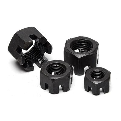 8.8/10.9/12.9 Ect Grade Metric Slotted Nut DIN935 für Festigkeits- und Messsystem