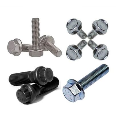 Einfache Veredelung M8 Flansche Titanschrauben perfekt für verschiedene industrielle Maschinen
