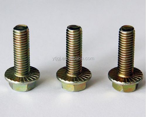 Einfache Veredelung M8 Flansche Titanschrauben perfekt für verschiedene industrielle Maschinen