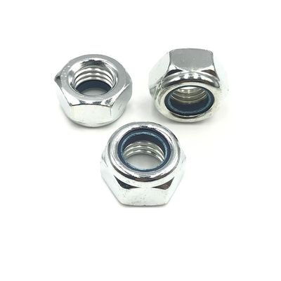 Zinkplattierte Vollmetall-Hex-Stahl-Verschlussknoten 12.9 Schraube und Mutter Sperrmutter DIN 980