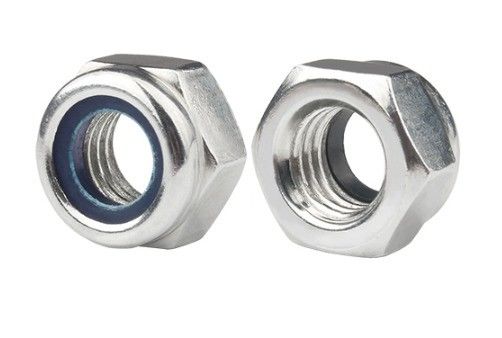 Zinkplattierte Vollmetall-Hex-Stahl-Verschlussknoten 12.9 Schraube und Mutter Sperrmutter DIN 980