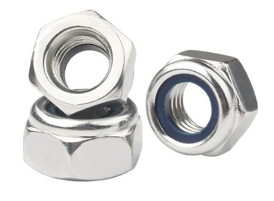 Zinkplattierte Vollmetall-Hex-Stahl-Verschlussknoten 12.9 Schraube und Mutter Sperrmutter DIN 980