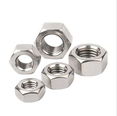 Weiße Zinkplattierte Hex-Nüsse für die allgemeine Industrie