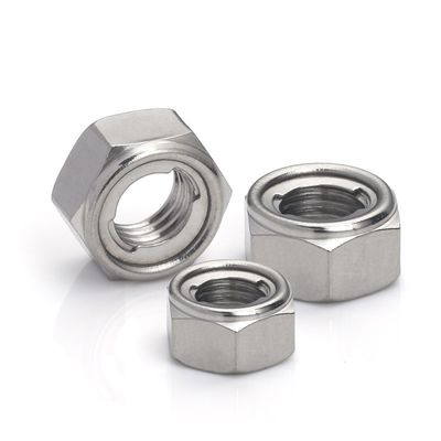 Nüsse Metallinsert DIN980 M8 M10 M12 M16 Edelstahl Hex-Sperrnut ASTM Schrauben und Nüsse