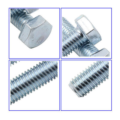 Klasse 4.8 8.8 10.9 12.9 M6-M36 M10 DIN931 DIN933 Hexbolzen für industrielle Anwendungen