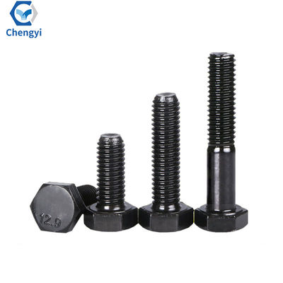 ISO9001-zertifizierte M6-M36 M10 Schwarze Hex-Schrauben-Nusswaschmaschine 8.8 12.9 Qualität nach DIN-Standard