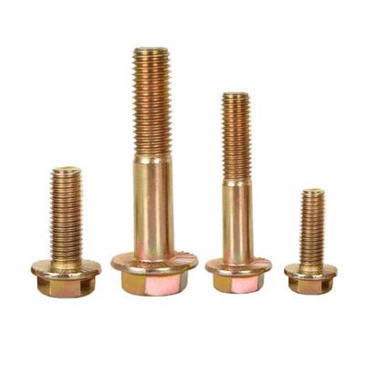12.9 Gelb-Zinkbeschichtet DIN6921 Hexkopfflansche Schraube M10 M12 M6