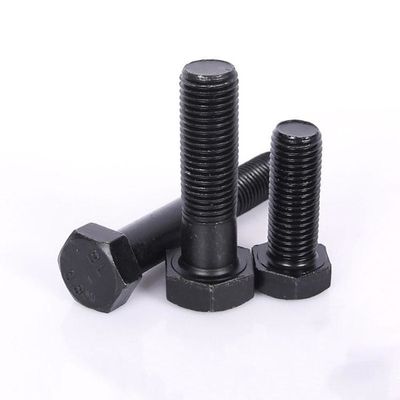Hochfeste Kohlenstoffstahl Hexbolz DIN931 DIN933 8.8 10.9 12.9