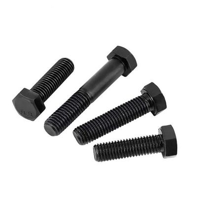 Hochfeste Kohlenstoffstahl Hexbolz DIN931 DIN933 8.8 10.9 12.9