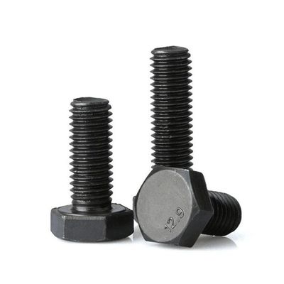 Hochfeste Kohlenstoffstahl Hexbolz DIN931 DIN933 8.8 10.9 12.9