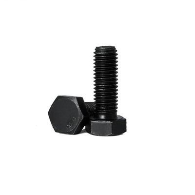 Hochfeste Kohlenstoffstahl Hexbolz DIN931 DIN933 8.8 10.9 12.9