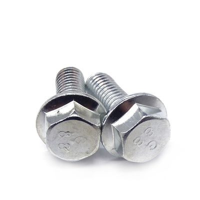 Kohlenstoff/Edelstahl M6 M8 M25 Zinkbeschichtung Din6921 Hexbolz mit Flansche und Nuss