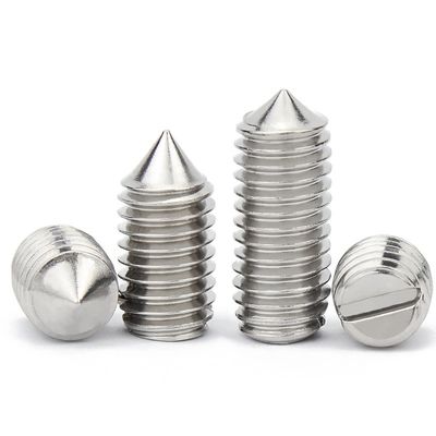 Hochfeste schwarze Oxid-Runde Flat End Slotted Maschine Set Schraube mit Custom Common