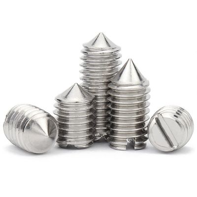 Hochfeste schwarze Oxid-Runde Flat End Slotted Maschine Set Schraube mit Custom Common