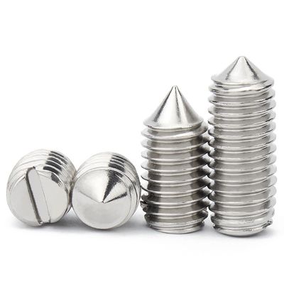 Hochfeste schwarze Oxid-Runde Flat End Slotted Maschine Set Schraube mit Custom Common