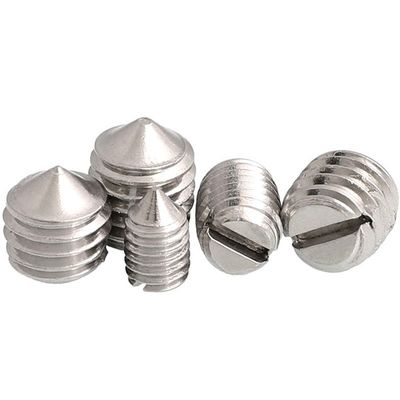 Hochfeste schwarze Oxid-Runde Flat End Slotted Maschine Set Schraube mit Custom Common